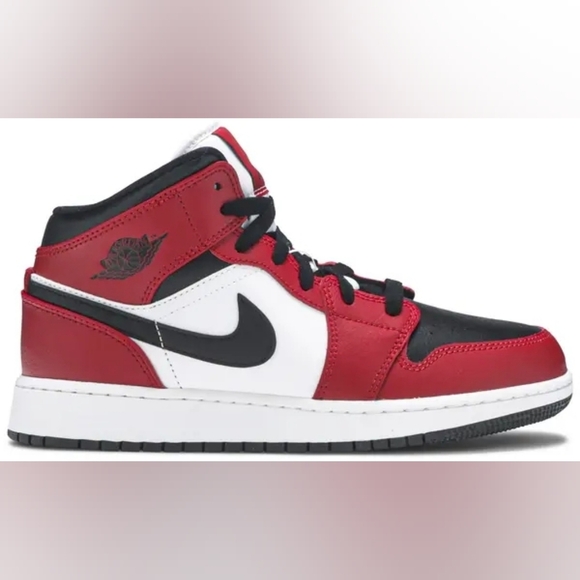 Nike Other - Air Jordan 2020 1 Mid GS 'Chicago Black Toe Size 4Y